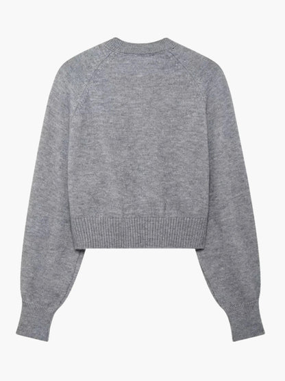 Damen Gestrickte Kurzstrickjacke