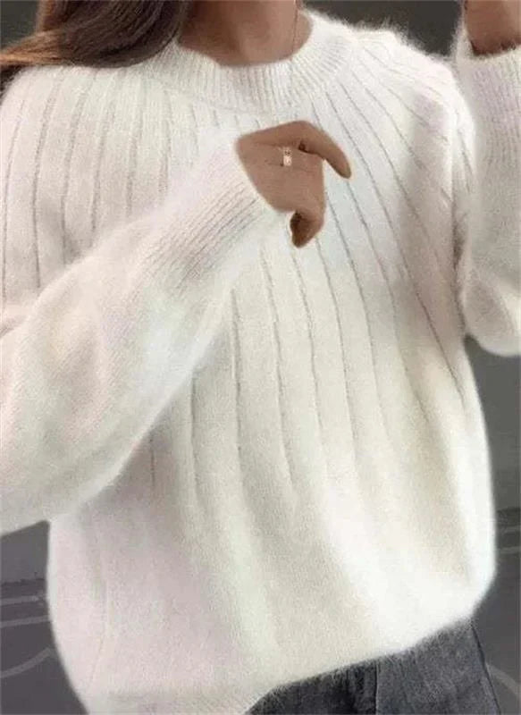 Eveloria Damen Strickpullover Bunt