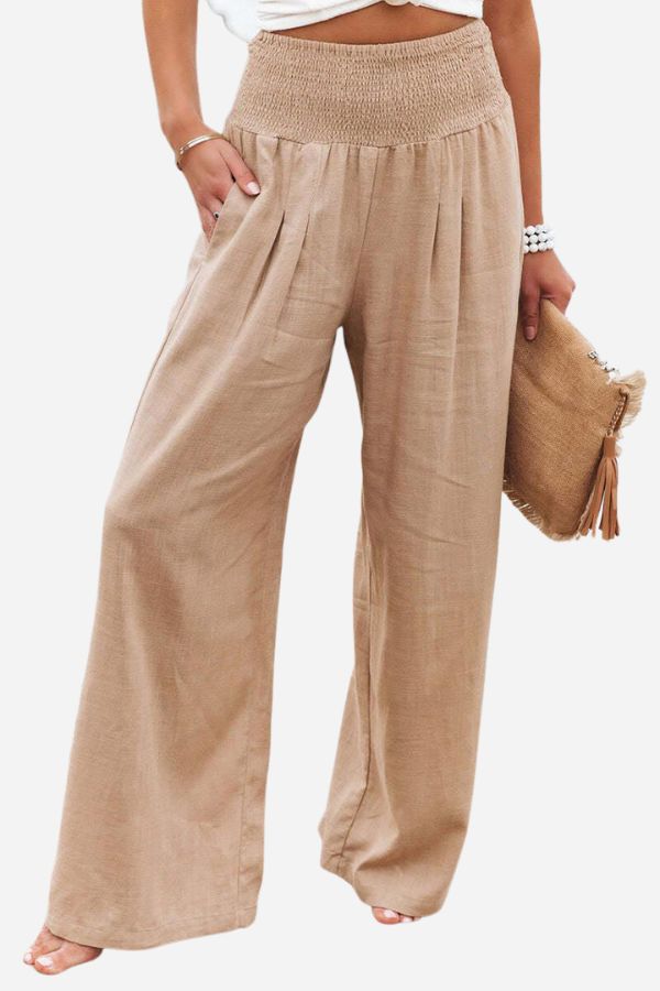 Elegante Damen Palazzo-Hose Dehnbar