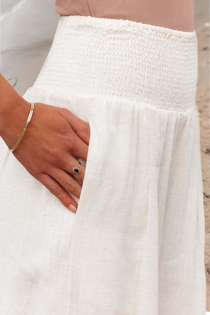 Elegante Damen Palazzo-Hose Dehnbar