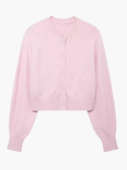 Damen Gestrickte Kurzstrickjacke