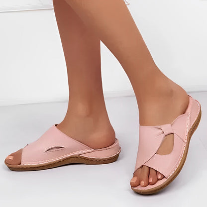 Damen Leder-Sandalen Orthopädisch Komfort