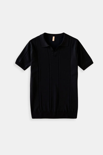Herren Poloshirt Mintgrün Strick