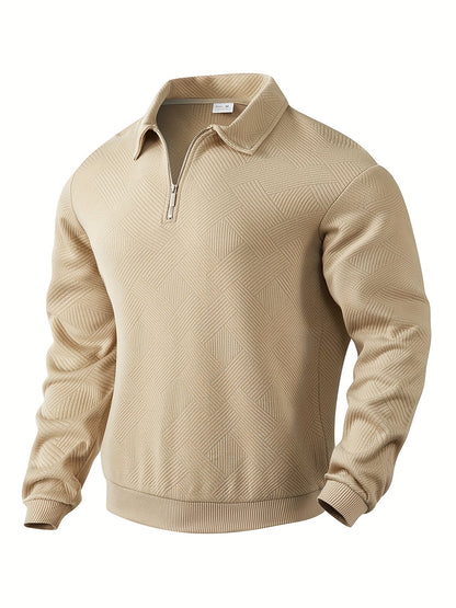 Eveloria Herren 1/4-Zip-Pullover Stilvoll