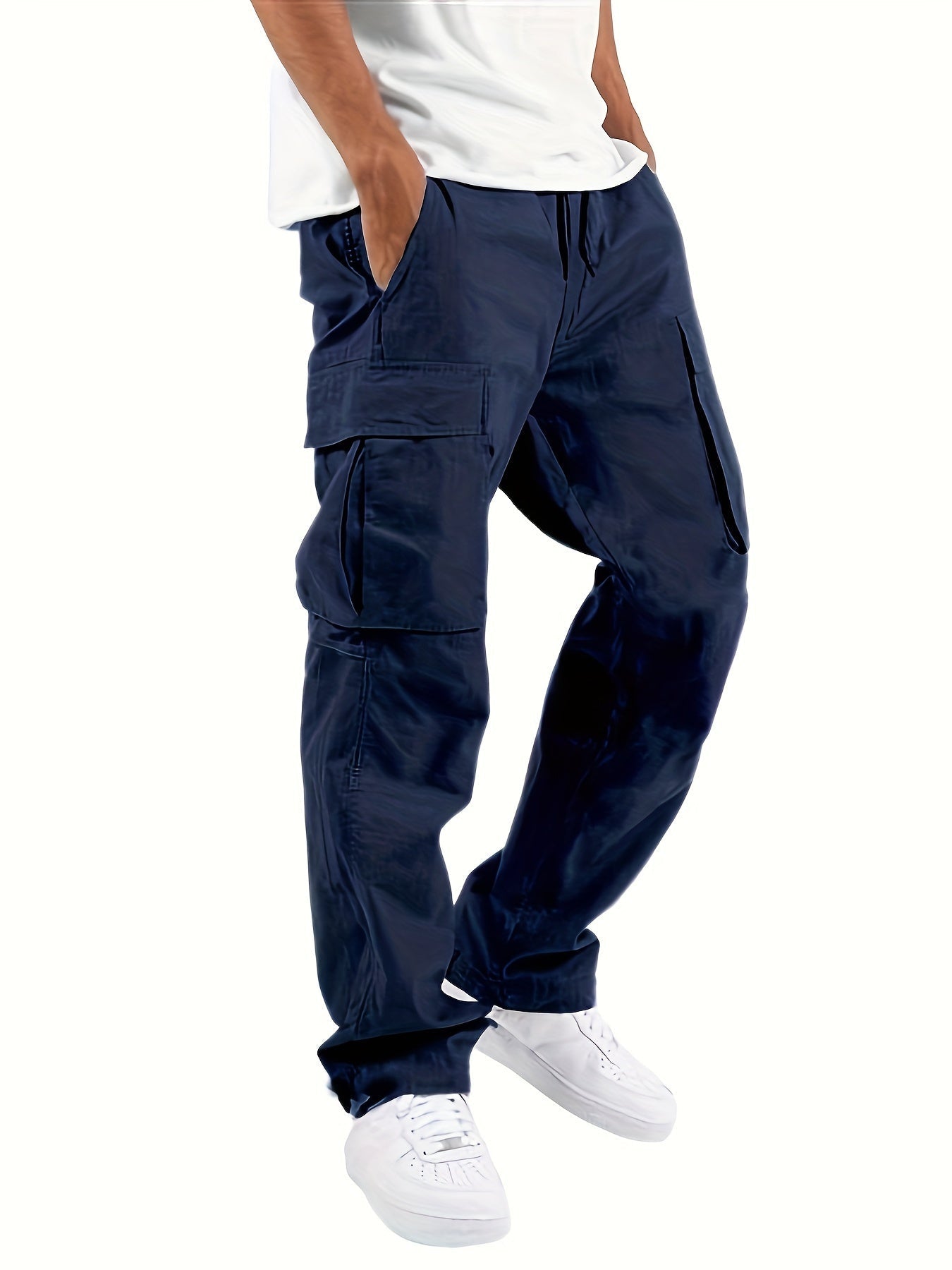 Herren Cargohose Lang Baggy
