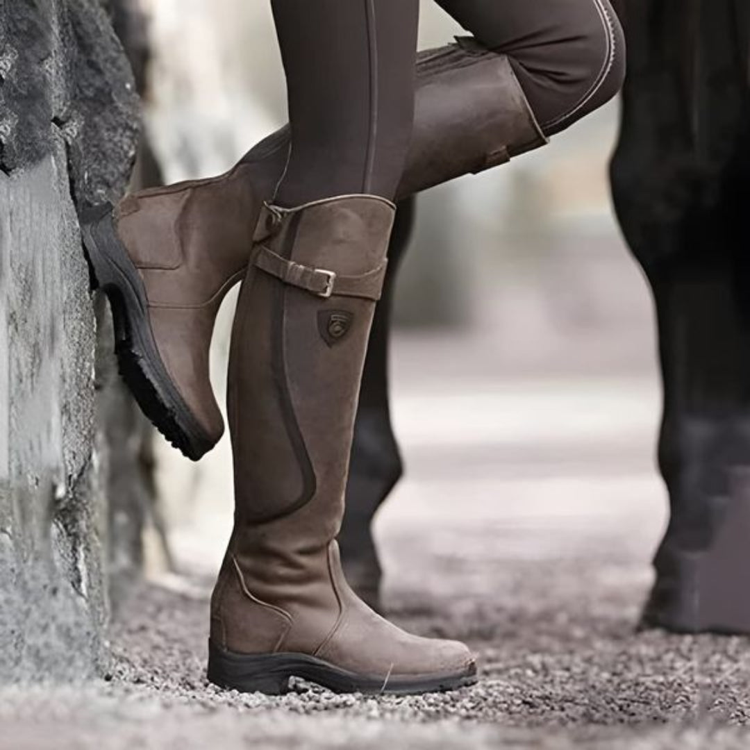 Damen Overknee Stiefel Winter - Eveloria
