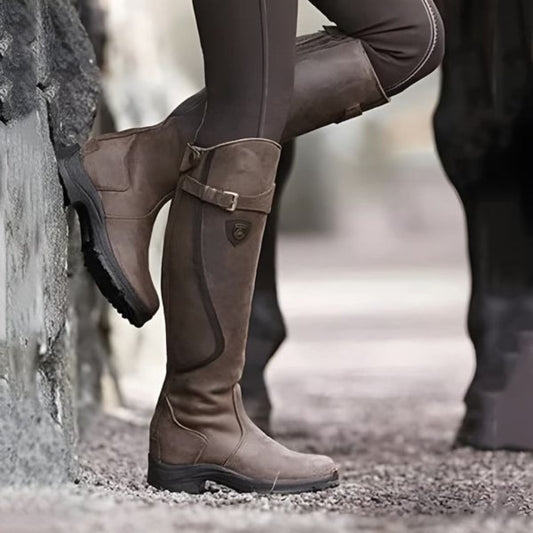 Damen Overknee Stiefel Winter - Eveloria