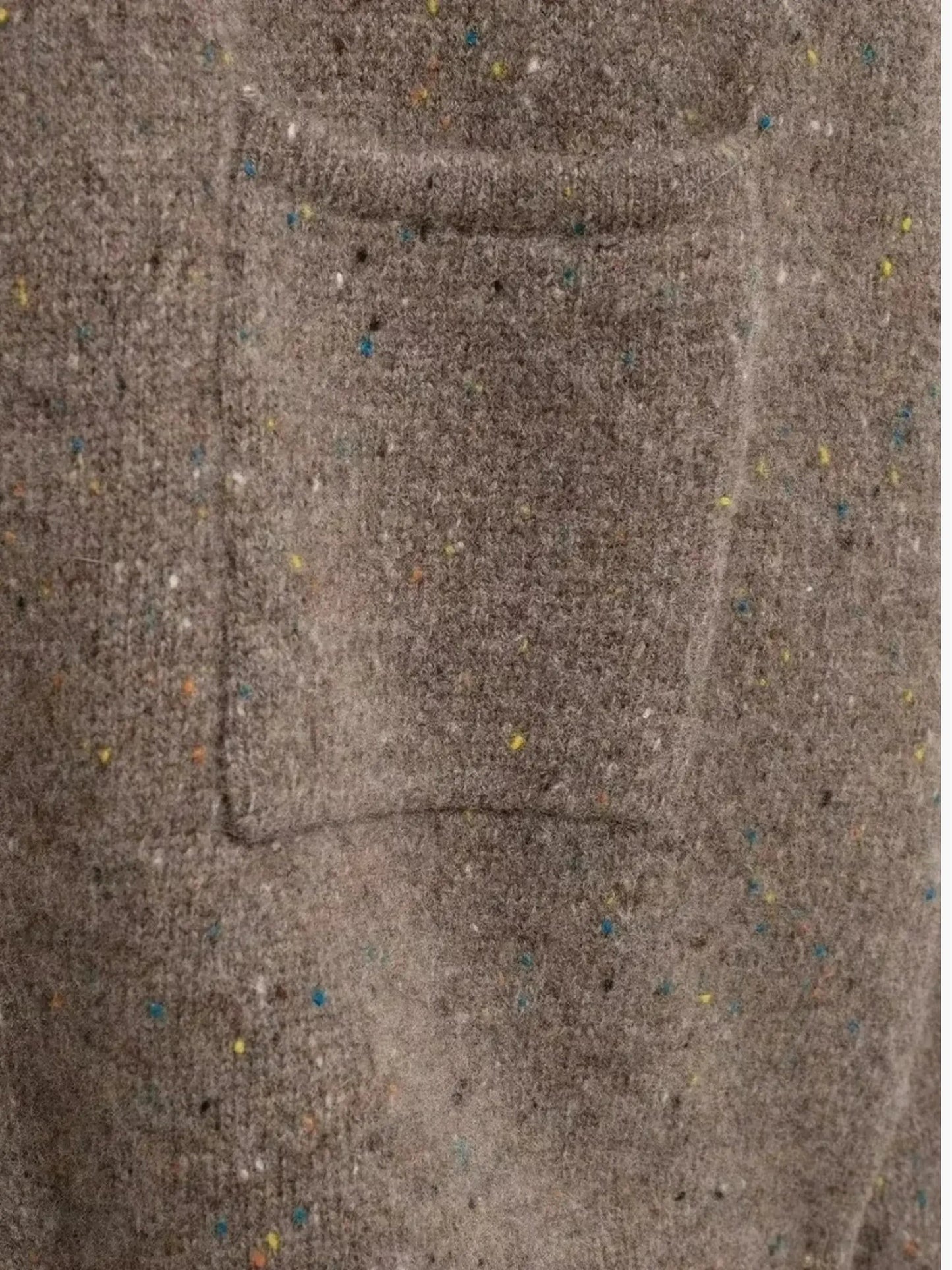 Damen Strickjacke Offene Vorderseite Hoher Kragen