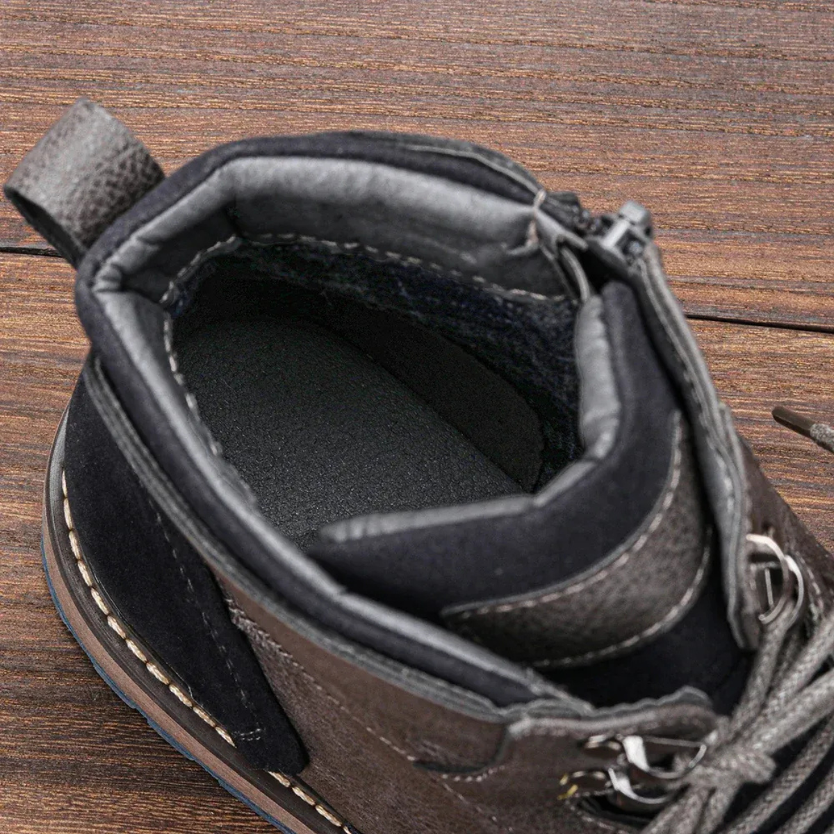 Herren Lederstiefel Vintage Ankle Boots