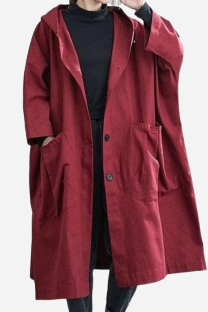 Eveloria Damen Oversized Windjacke Wasserdicht - Eveloria