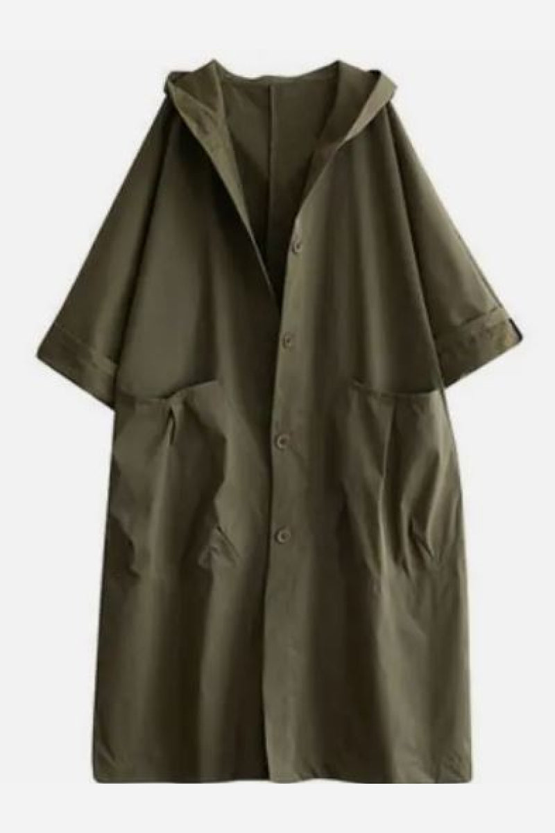 Eveloria Damen Oversized Windjacke Wasserdicht