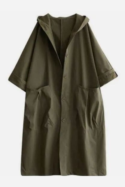 Eveloria Damen Oversized Windjacke Wasserdicht