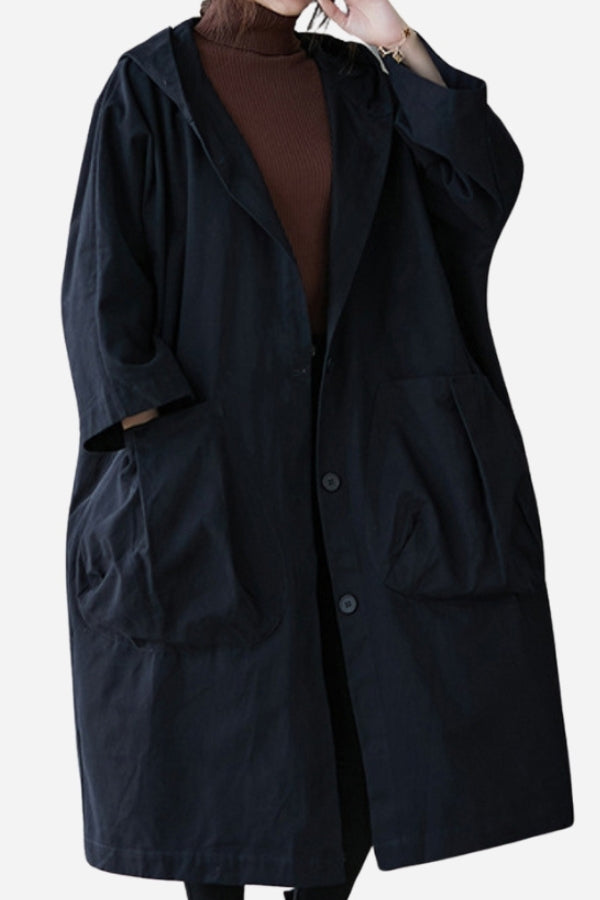 Eveloria Damen Oversized Windjacke Wasserdicht