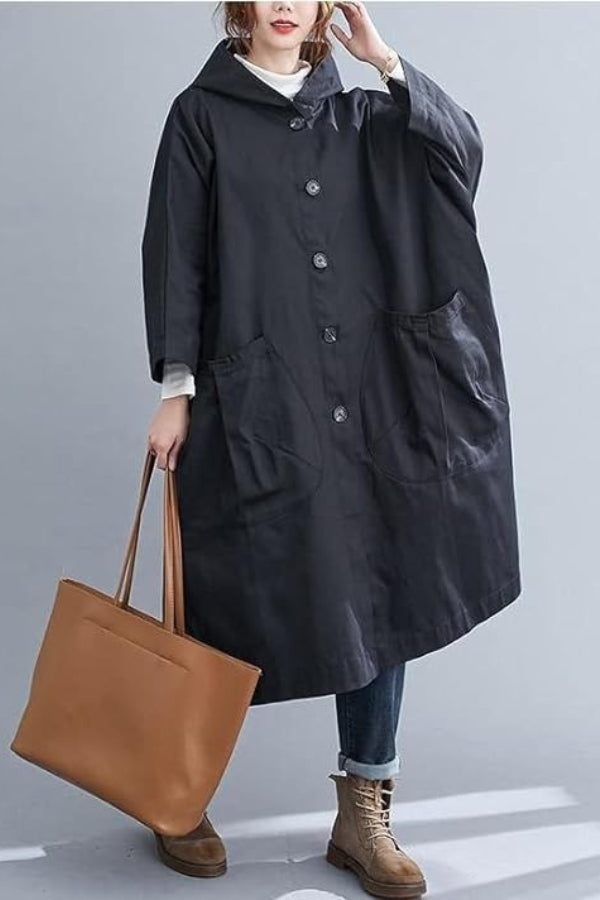 Eveloria Damen Oversized Windjacke Wasserdicht