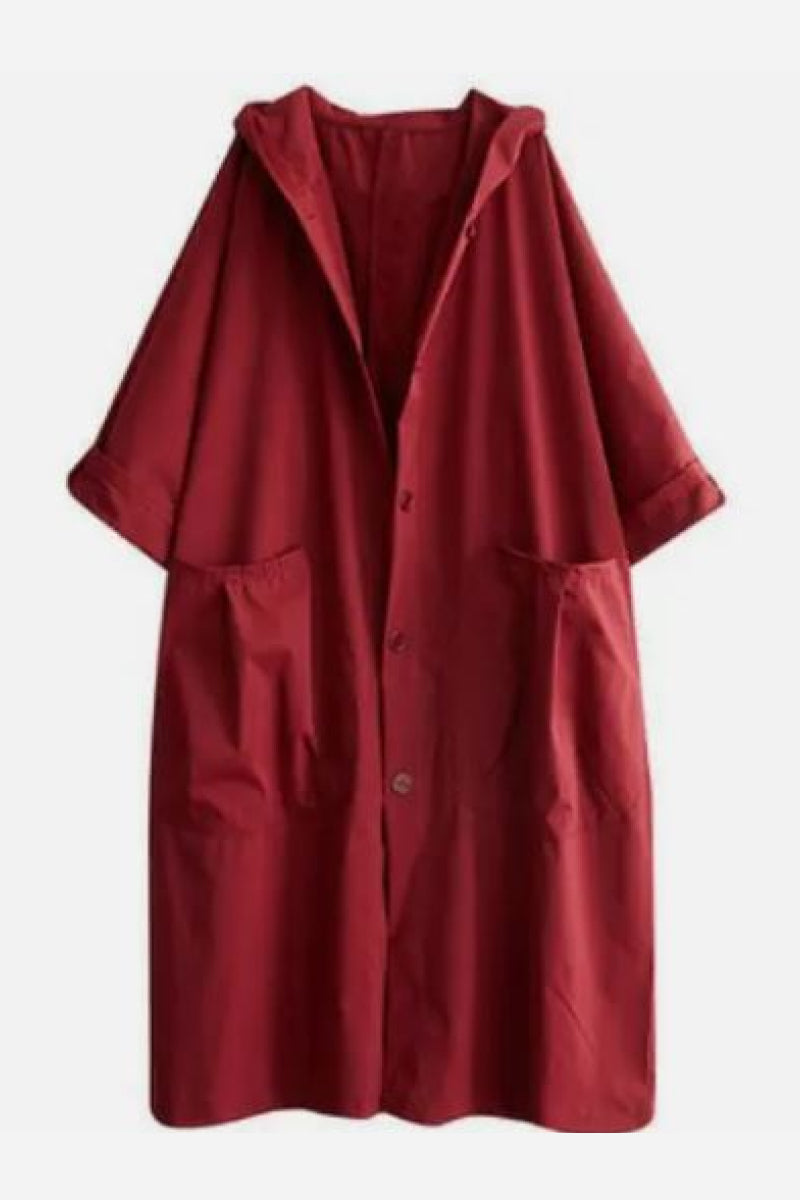 Eveloria Damen Oversized Windjacke Wasserdicht