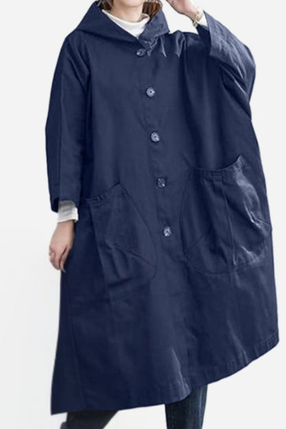 Eveloria Damen Oversized Windjacke Wasserdicht