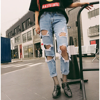 Damen Destroyed Jeans Eveloria wird zu:
Damen Ripped Jeans Eveloria - Eveloria
