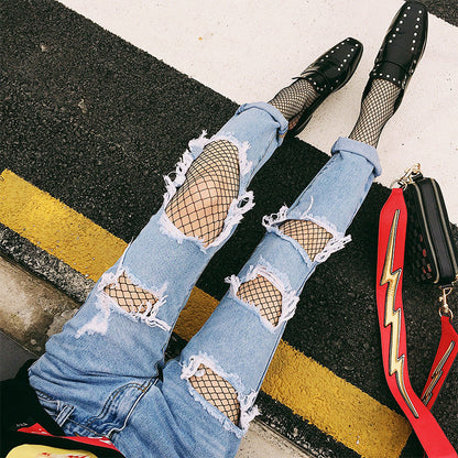 Damen Destroyed Jeans Eveloria wird zu:
Damen Ripped Jeans Eveloria