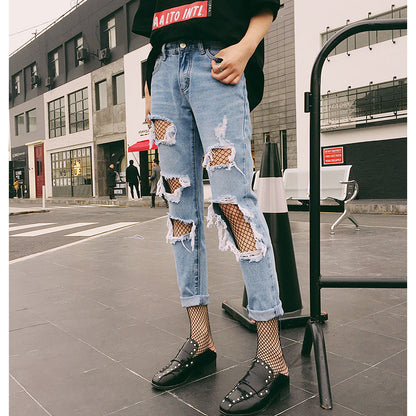 Damen Destroyed Jeans Eveloria wird zu:
Damen Ripped Jeans Eveloria