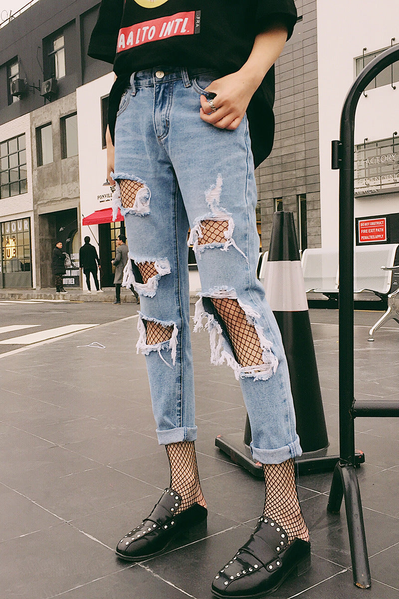 Damen Destroyed Jeans Eveloria wird zu:
Damen Ripped Jeans Eveloria
