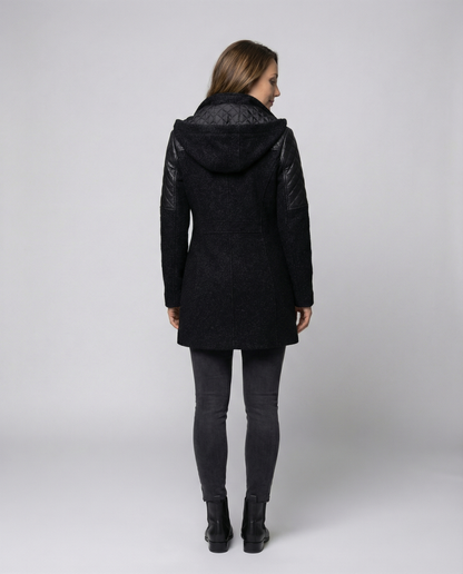 Damen Winterjacke Elegant Wollstoff