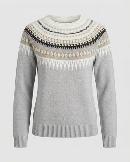 Damen Strickpullover Boho Warm