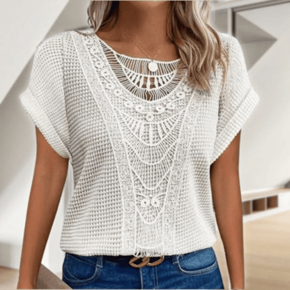 Damen Sommer- Kurzarm Boho-Style