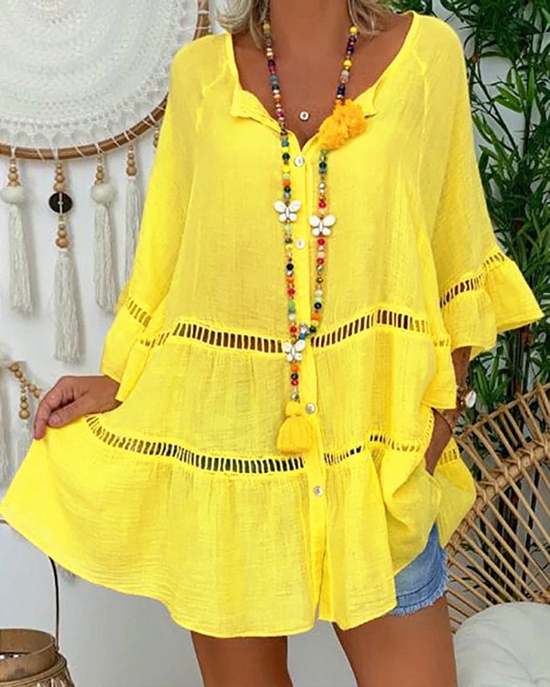 Eveloria Damen Boho Sommertunika