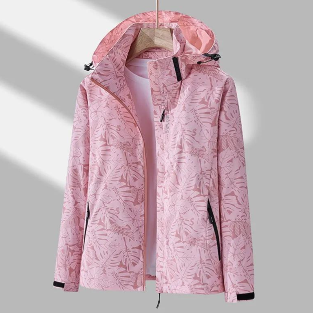 Eveloria Damen Outdoor Jacke Winddicht