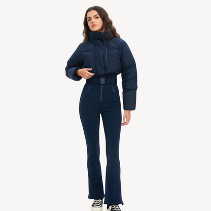 Damen Daunenjacke mit Gürtelhose