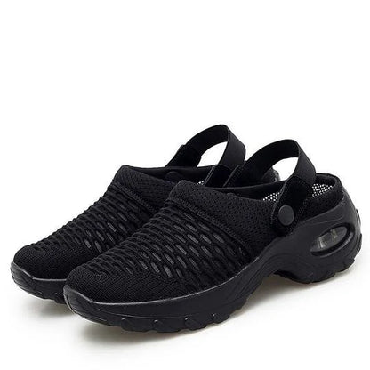 Eveloria Damen Orthopädische Laufschuhe Luftpolster Deutsches Leder