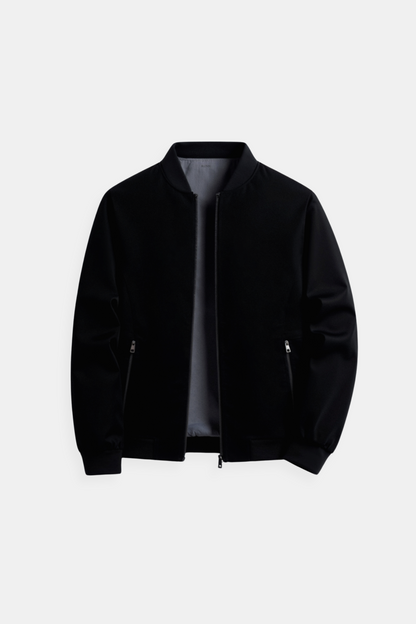 Herren Bomberjacke Grau Zeitlose Designs