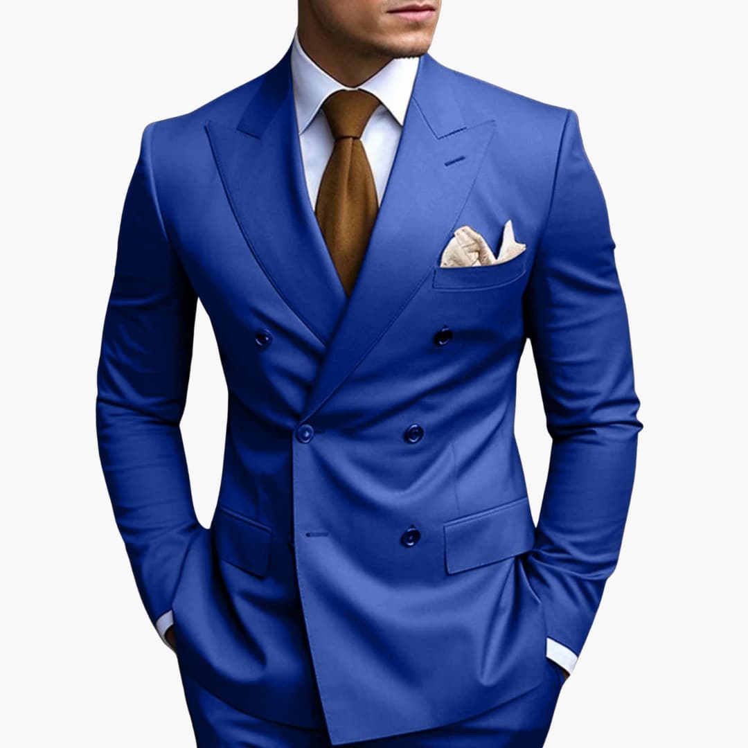Herren Zweireiher Anzug Elegant