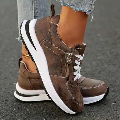 Eveloria Damen Orthopädische Sneaker Komfortschuhe