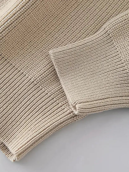 Eveloria Herren Langärmliger Strickpullover Lässig