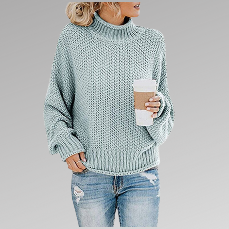 Eveloria Damen Klassischer Strickpulli