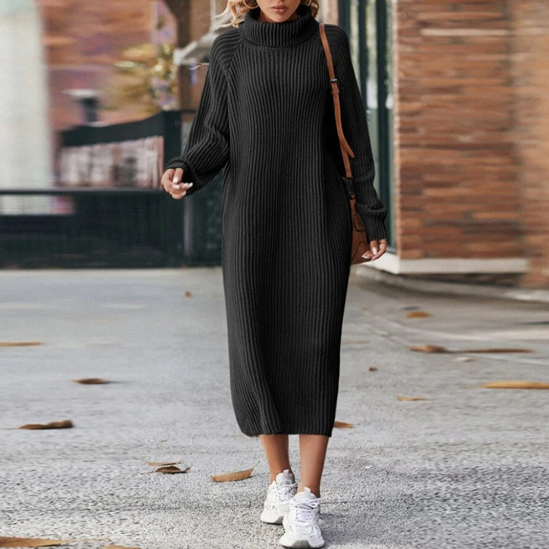 Damen Strickkleid Bequem
