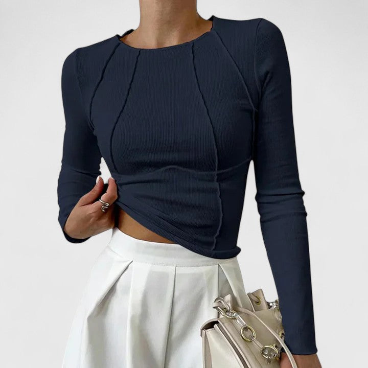 Damen Langarmshirt Enganliegend