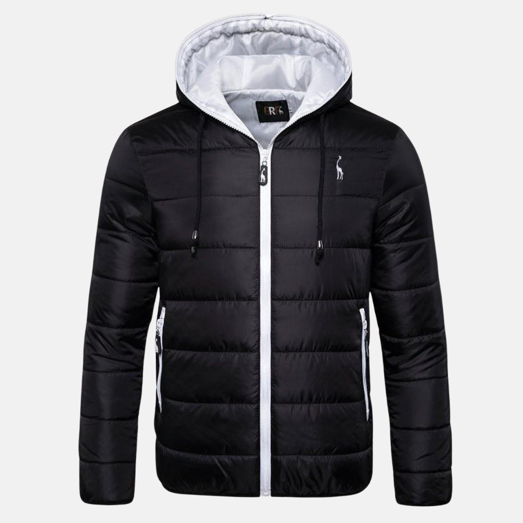 Eveloria Damen Steppdaunenjacke Mit Kapuze Wasserabweisend
