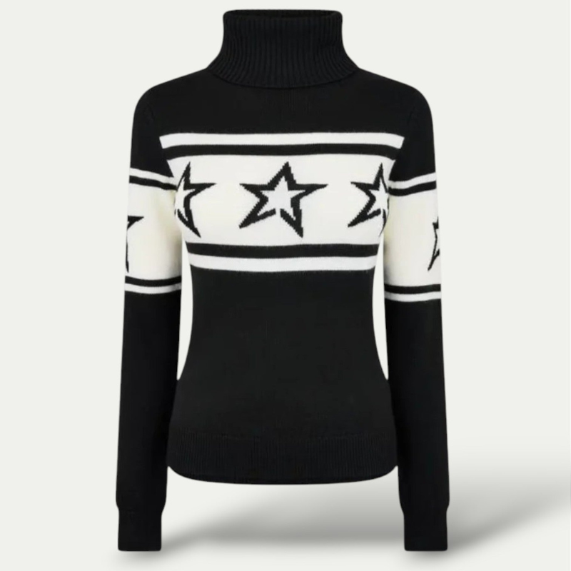 Eveloria Damen Rollkragenpullover Warm Winter