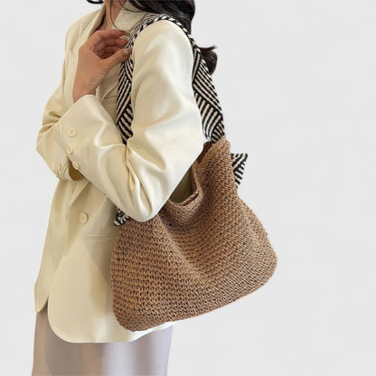 Renate Damen Schultertasche Boho Stil für Alltag
