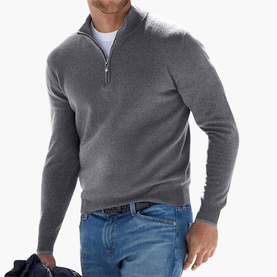 Herren Pullover Mit Reißverschluss