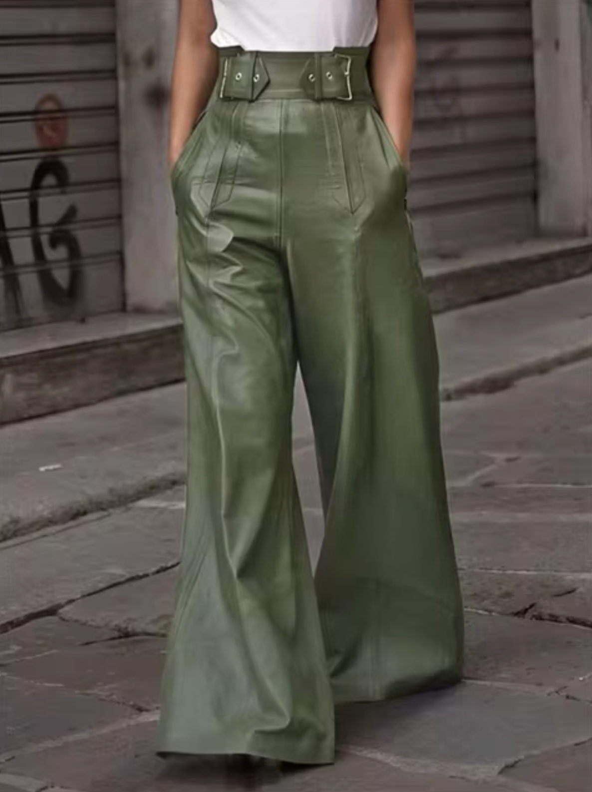 Damen Hochgeschnittene Hose