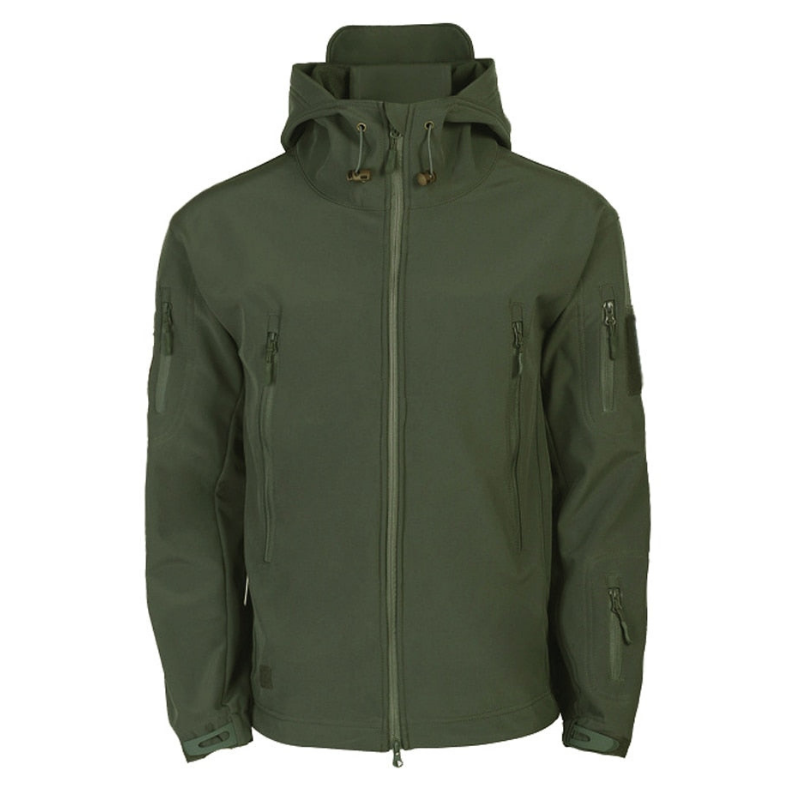 Herren Funktionsjacke Brayden Kapuze Multi-Taschen Wind- und