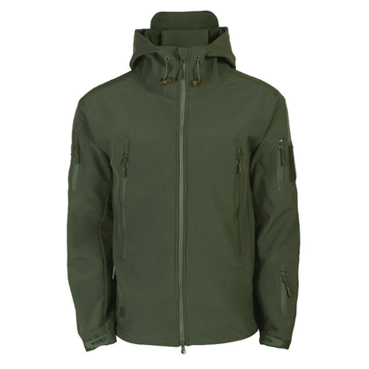 Herren Funktionsjacke Brayden Kapuze Multi-Taschen Wind- und
