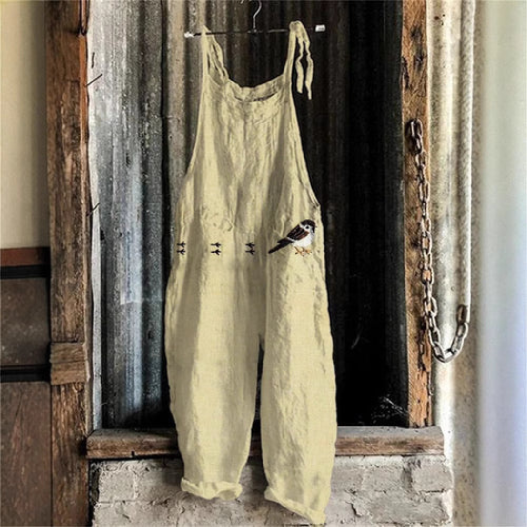 Damen Jumpsuit Vintage-Stil Elegant