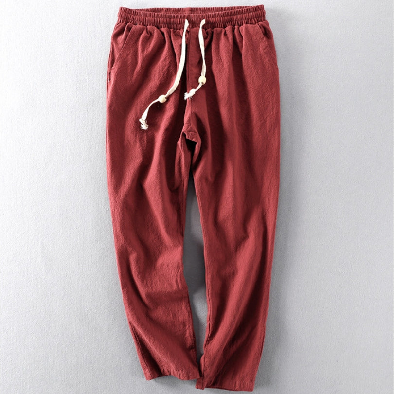 HerrenLockerhose Kordelzug Baumwolle Bequem