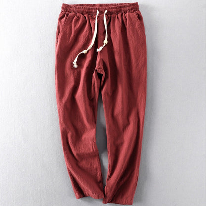 HerrenLockerhose Kordelzug Baumwolle Bequem
