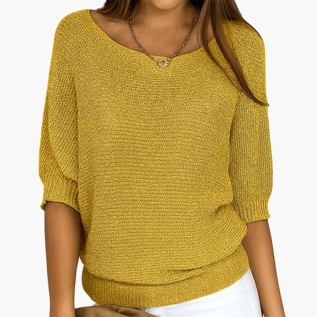 Damen Strickbluse Elegantes Design