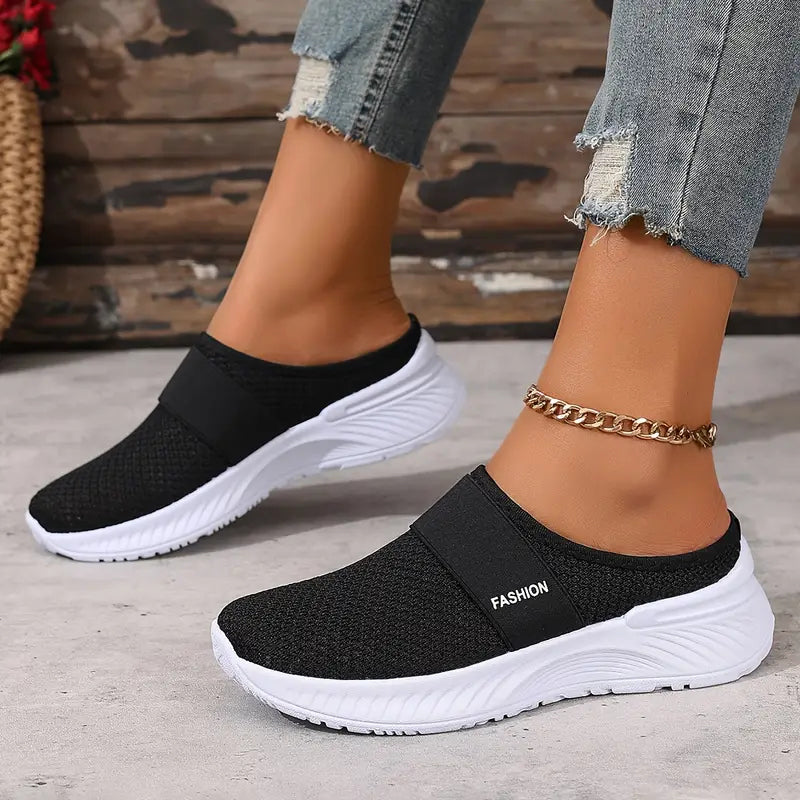 Eveloria Damen Orthopädische Slip On Schuhe Klettverschluss